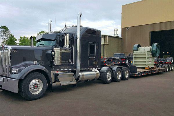 Truck RGN Shipment