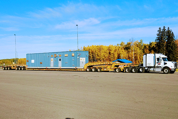 14-axle heavy haul freight shipment