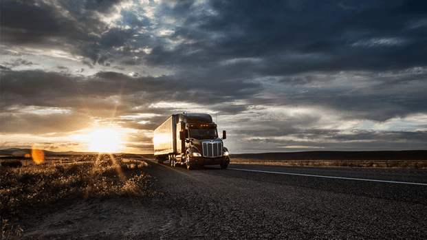 Semi-Truck-On-Highway