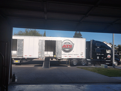 ATS Truckload Van Trailer Delivering Household Goods