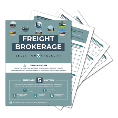 Download the Freight Brokerage Selection Checklist