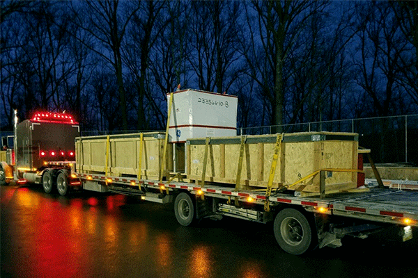 Flatbed freight shipment