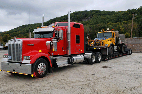 Truck With Full Trailer