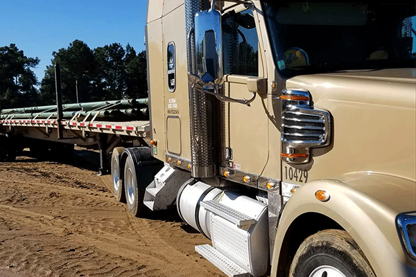 Flatbed Truck Load