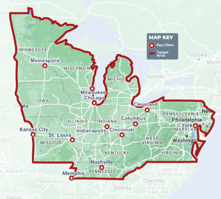 Vans Regional Map 2025-1 Vans Regional Map 2025-1
