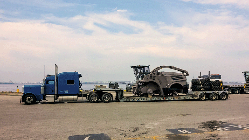 freight brokerage truck hauling freight