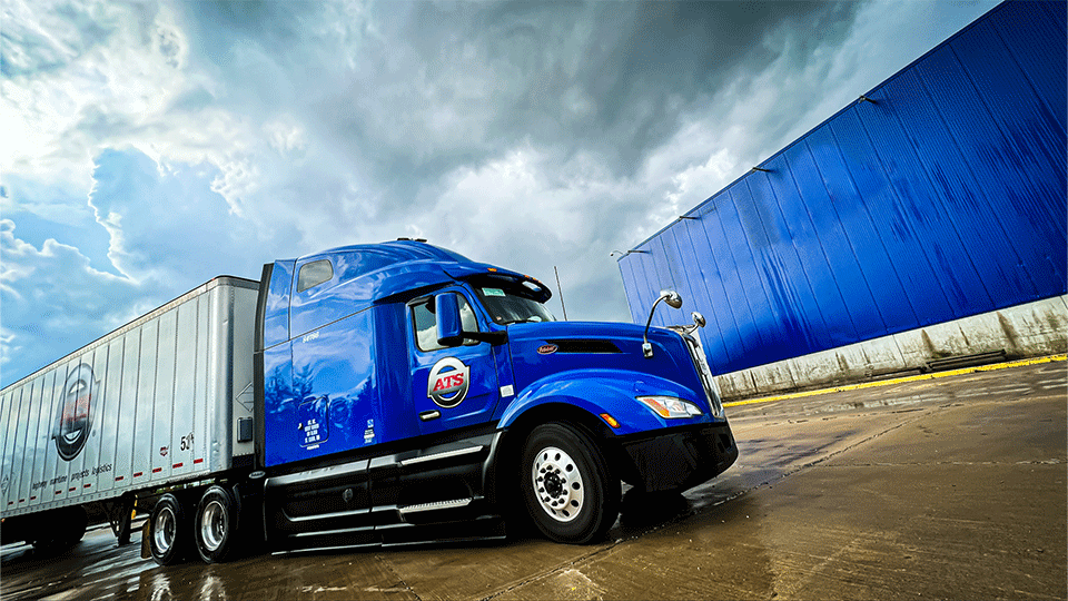 Semi-Truck-Parked-Outside-Retail-Location