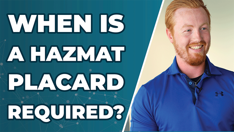 When Is a Hazmat Placard Required